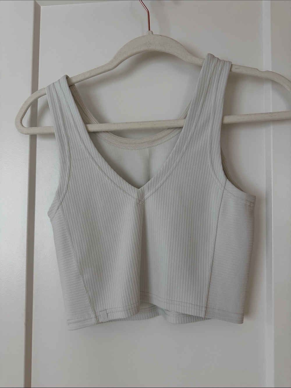 Lululemon Ribbed Tank - off white - Picture 2 of 2